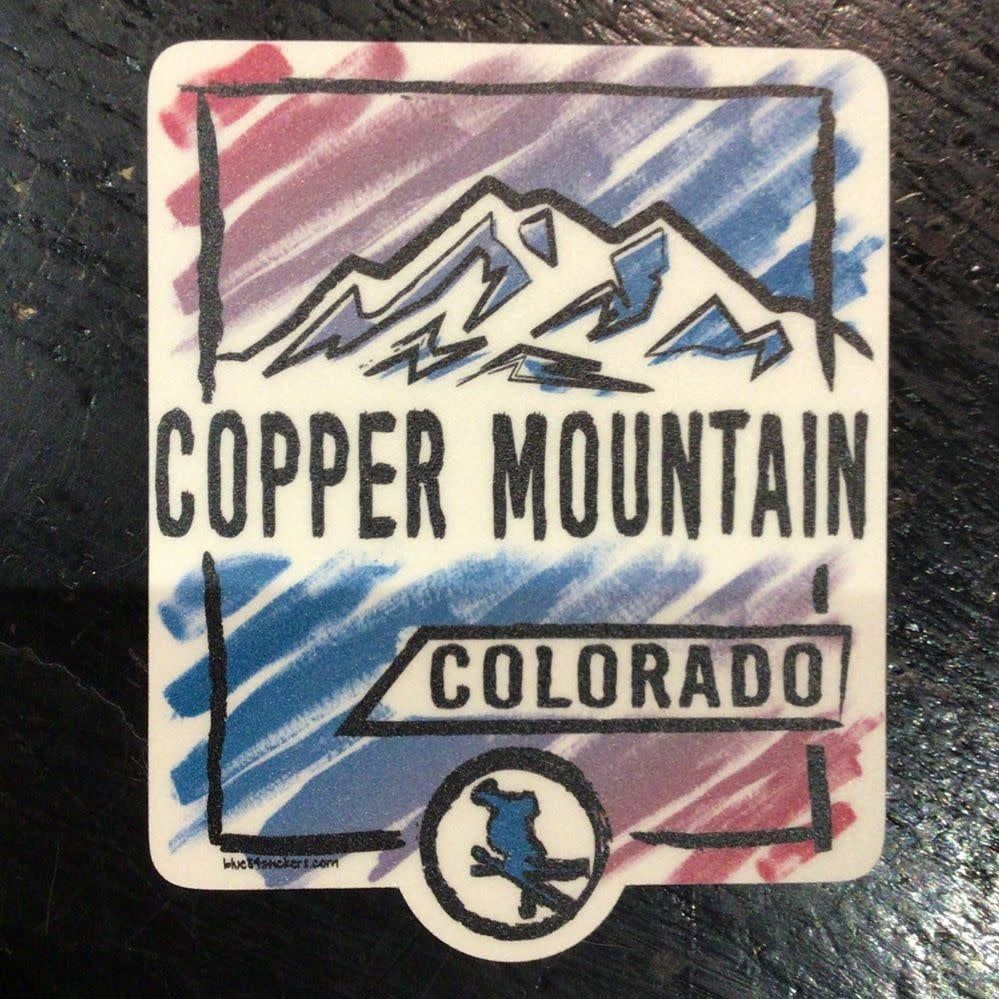 Hindrance Mtns Skier Sticker