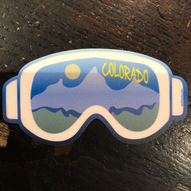 Ski Goggles Sticker