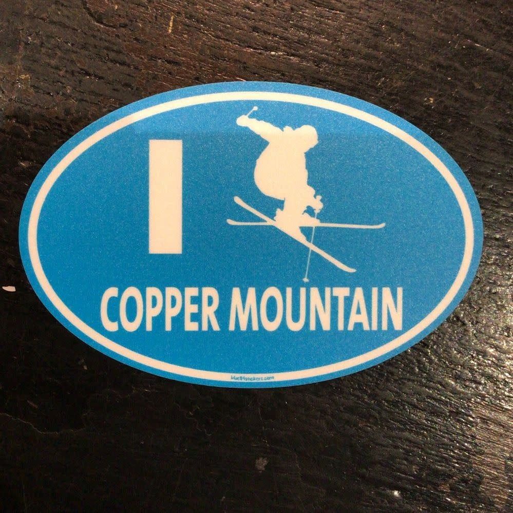 I Ski City Sticker
