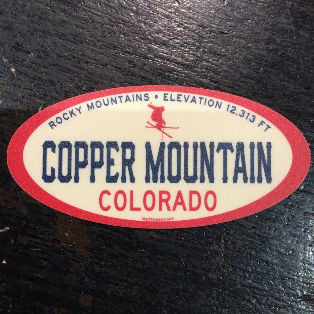 Built Tough Skier Sticker