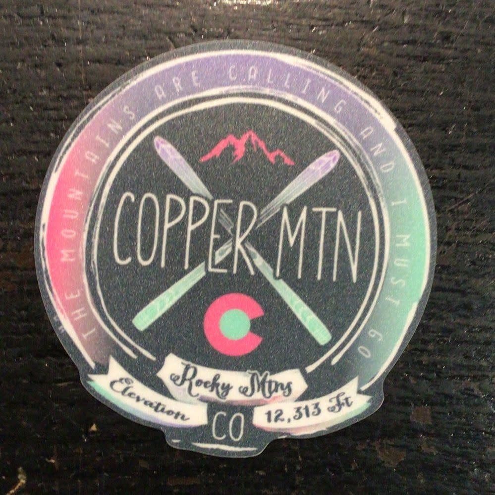 Aspired Mtn Ski CO Sticker
