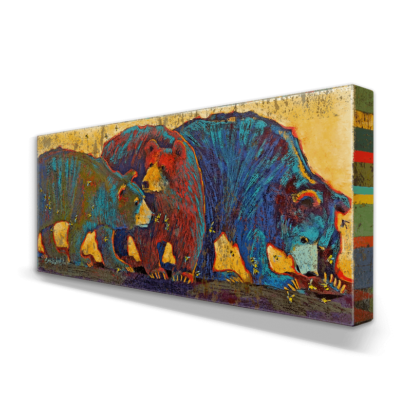 Bears &amp; Bees "Sting" Box Art 16 x 42