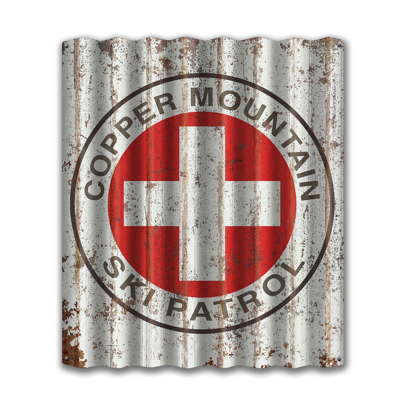 Corrugated Ski Patrol 29 x 37.5