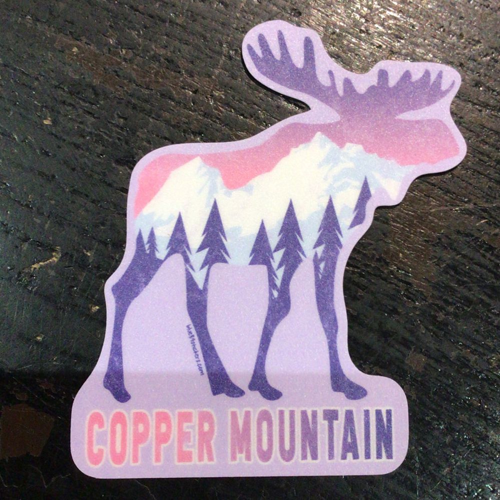 Cascaded Moose Mtn Sticker
