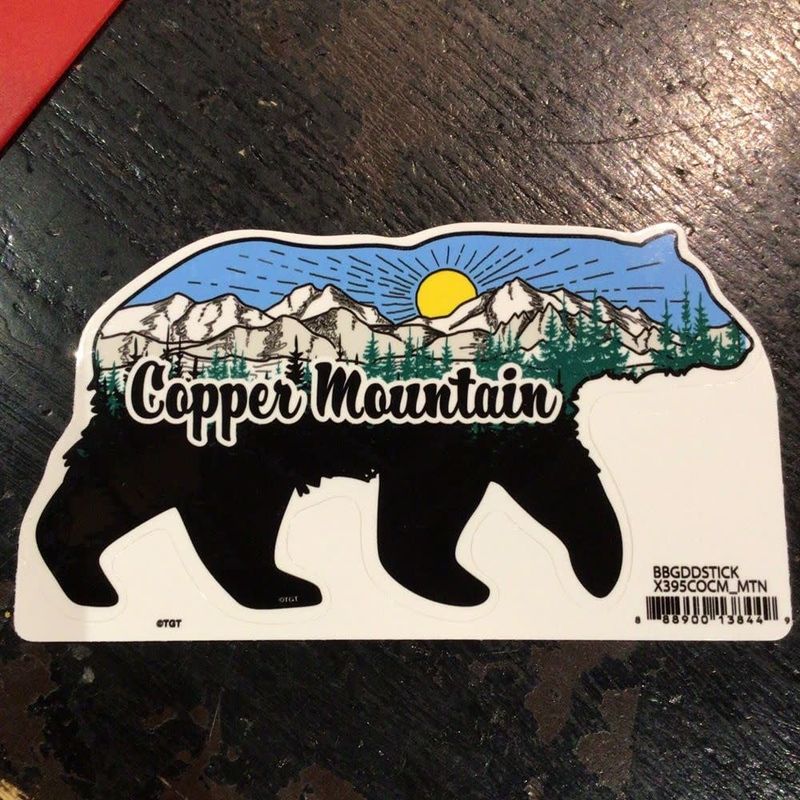 Large Black Bear Sticker