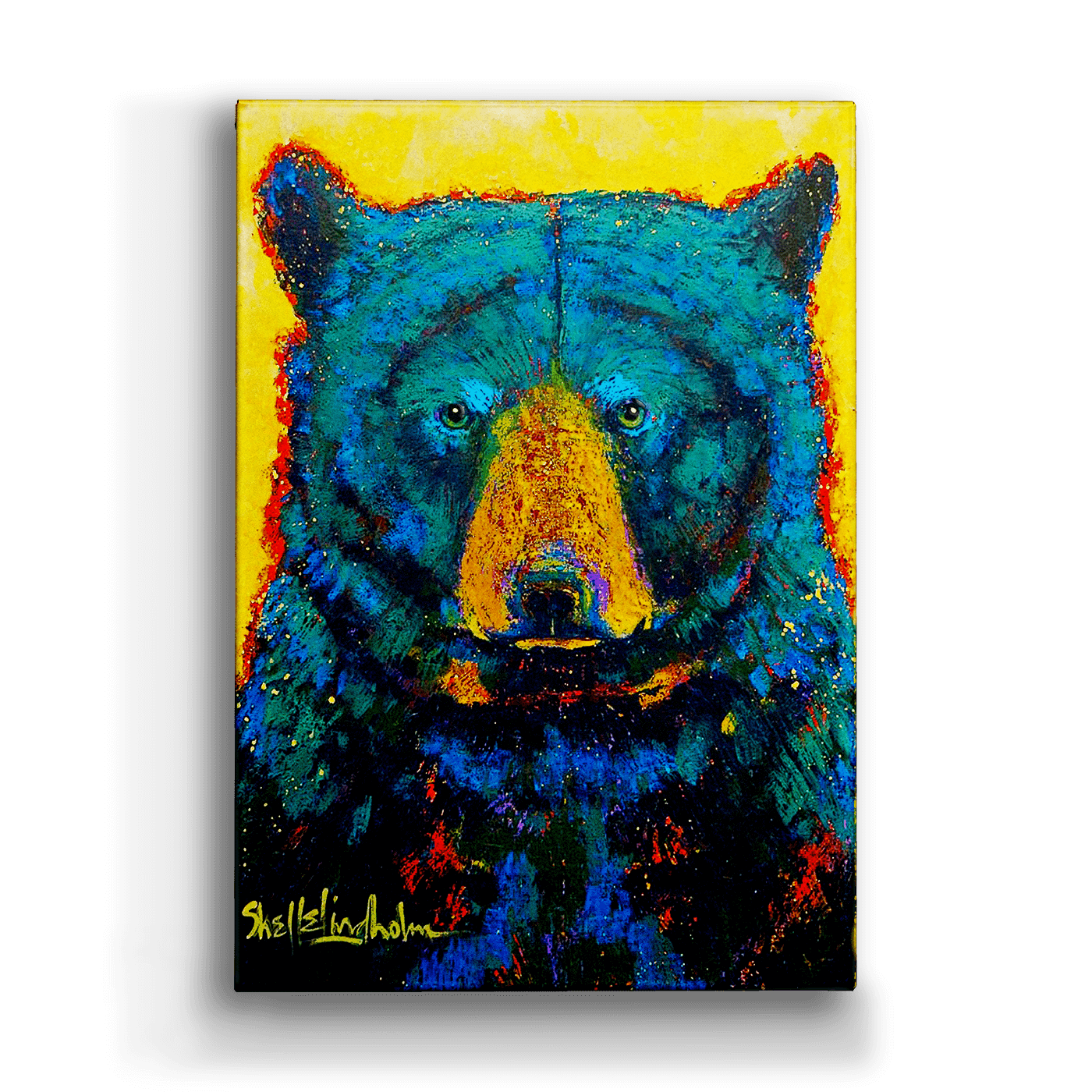 Blue Bear Box Art 18 x 26