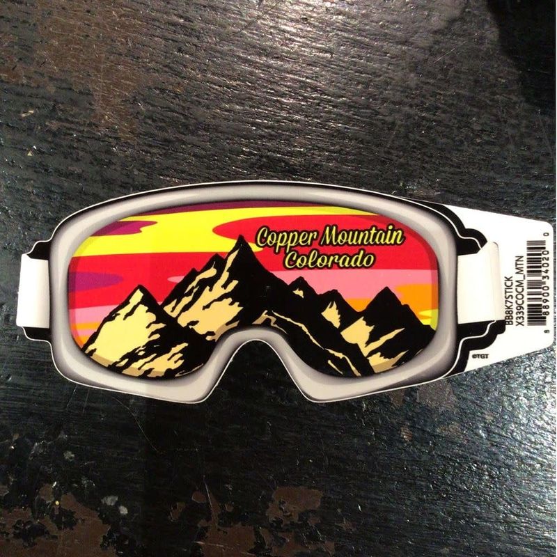 Goggles Mountain Sticker