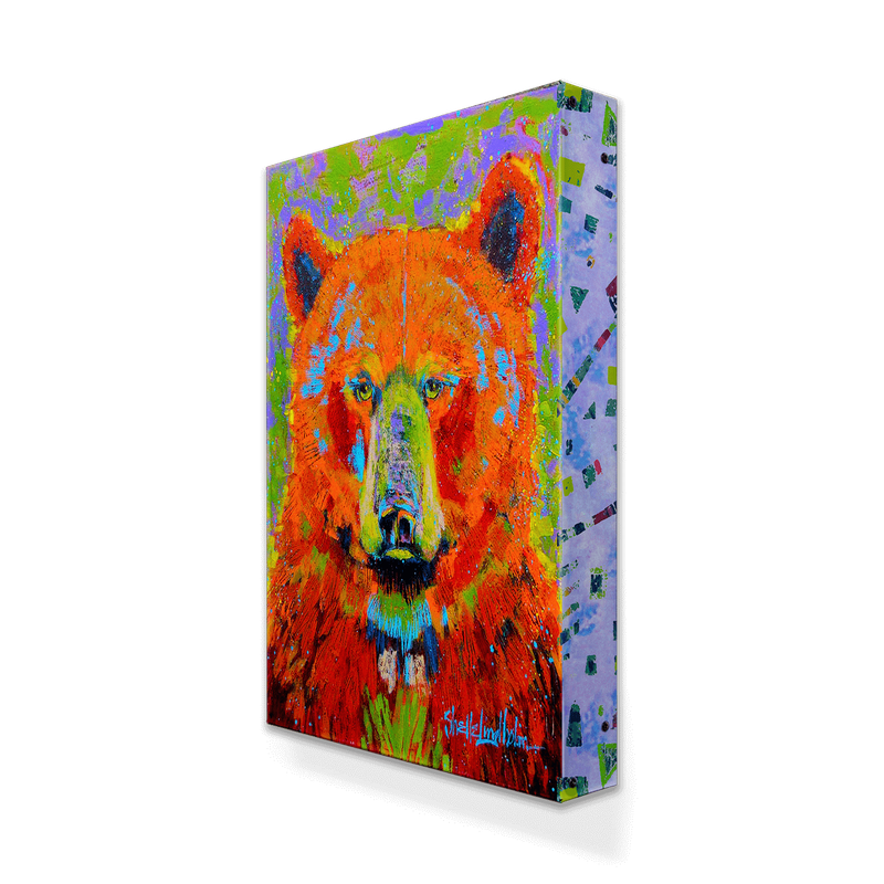 Orange Bear Box Art 18 x 26