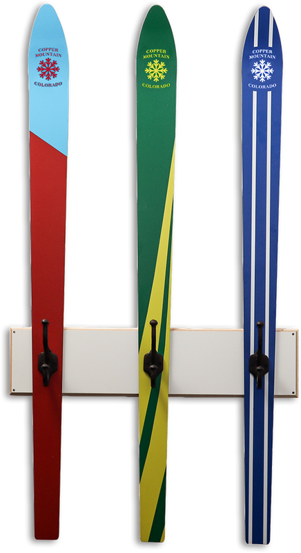 3 Ski Coat Rack 25 x 46