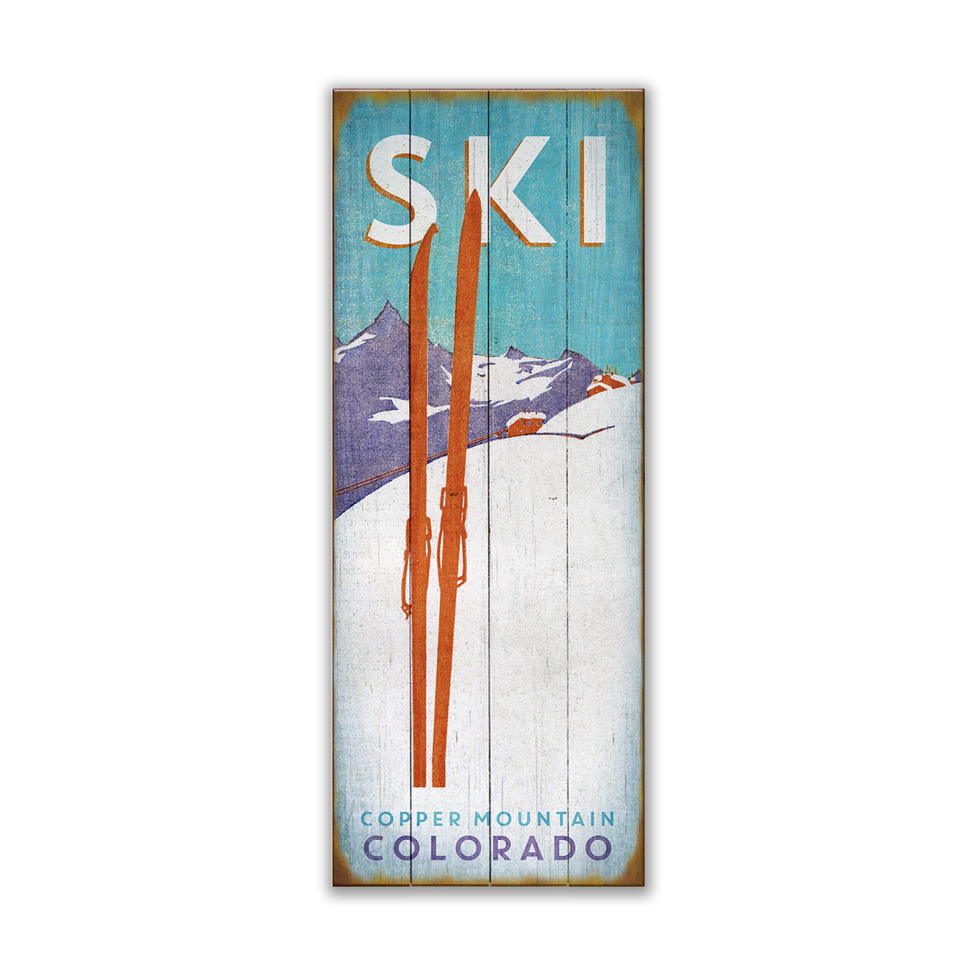 Red Skis 17 x 44