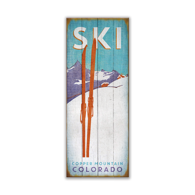 Red Skis 17 x 44