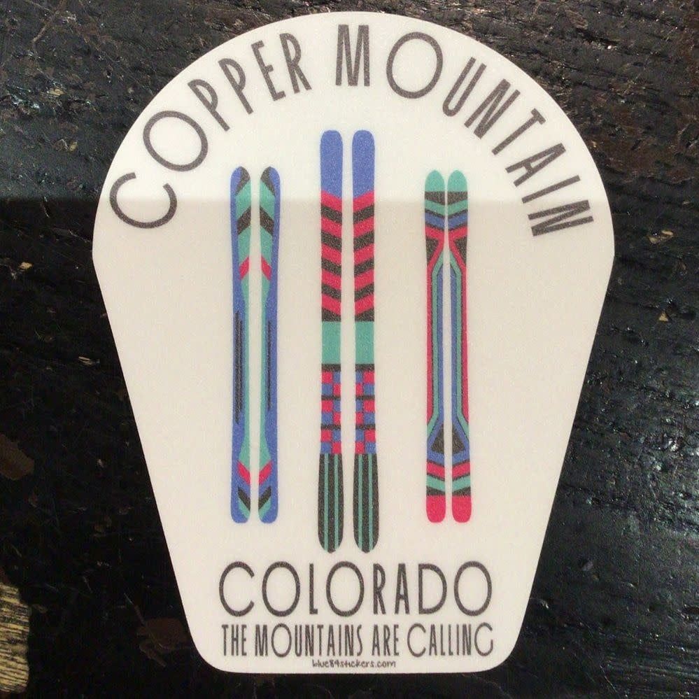 Galaxies Ski V2 Sticker