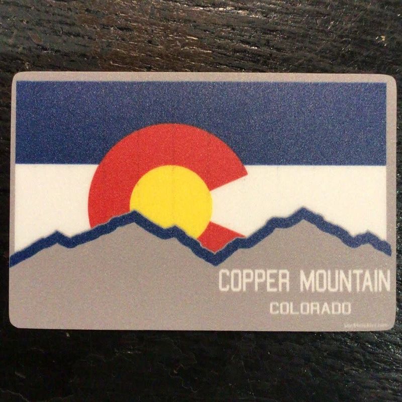 Abandoned CO FLAG MTNS Sticker
