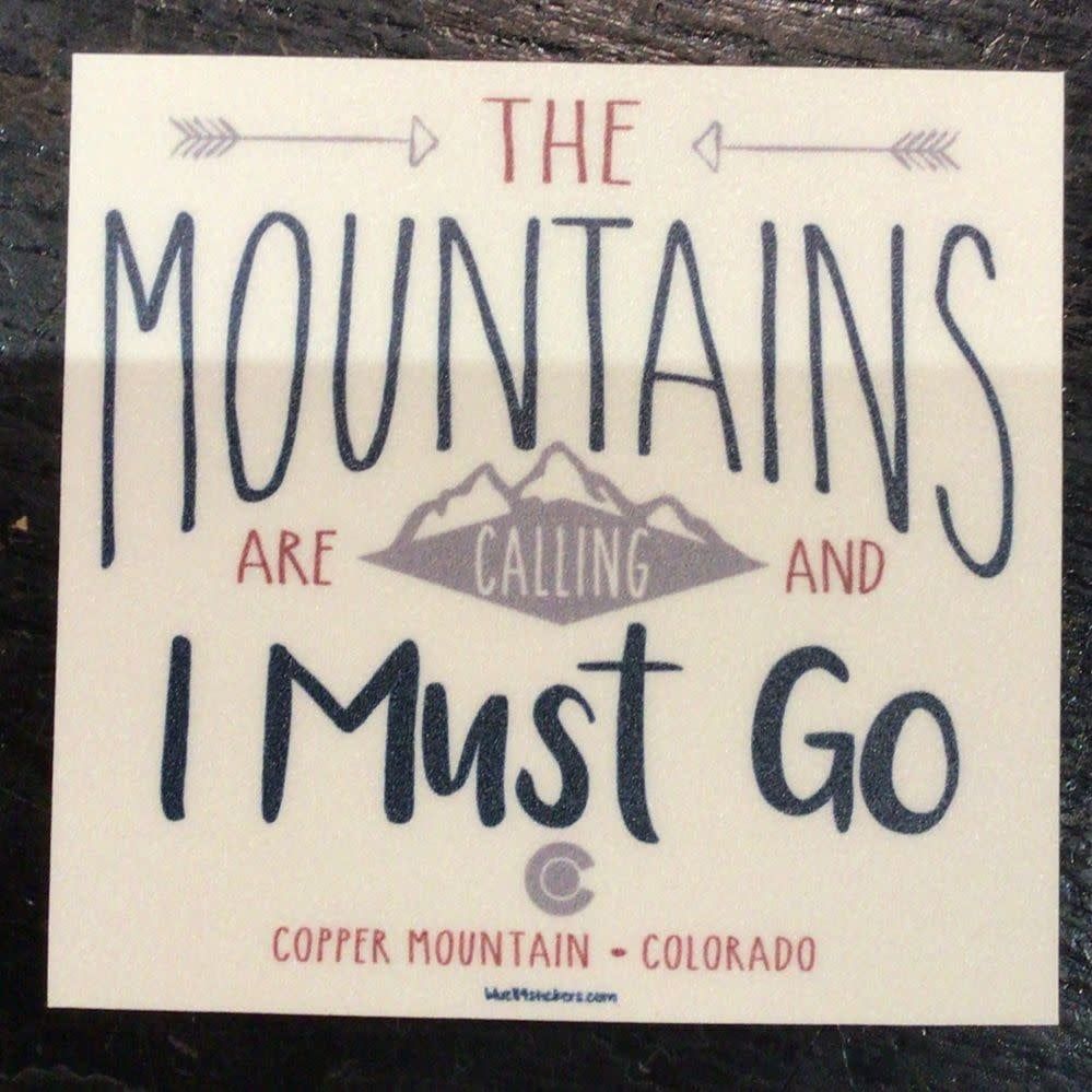 The Hunted Mtn CO Sticker