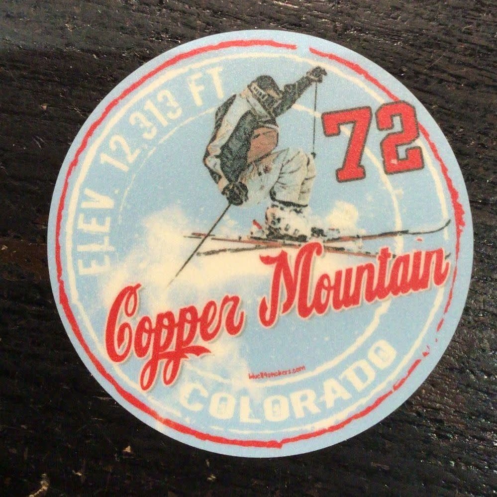 Carbonation Skier Sticker