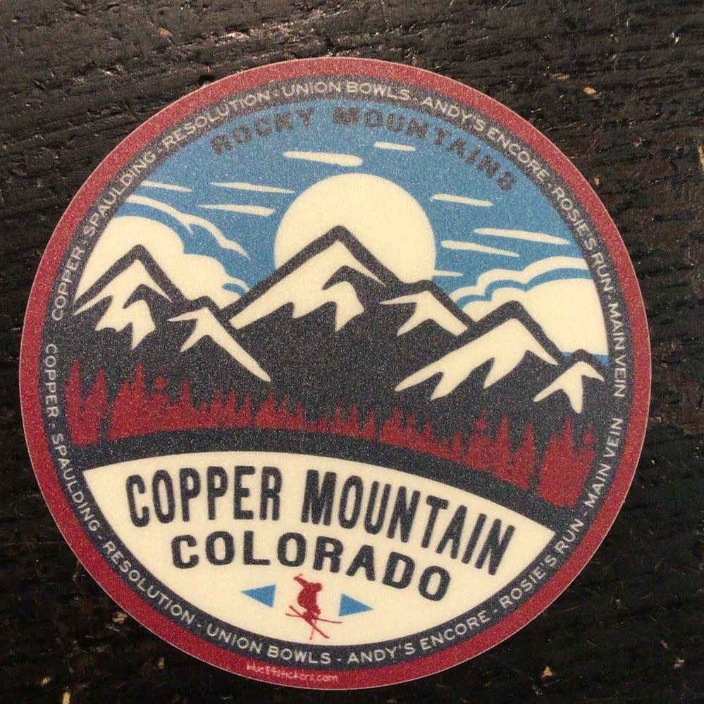 Rudimental Mtns Skier Sticker