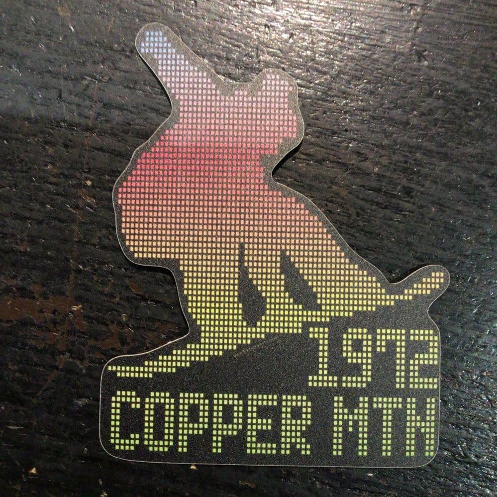 LED Board Snowboarder Sticker