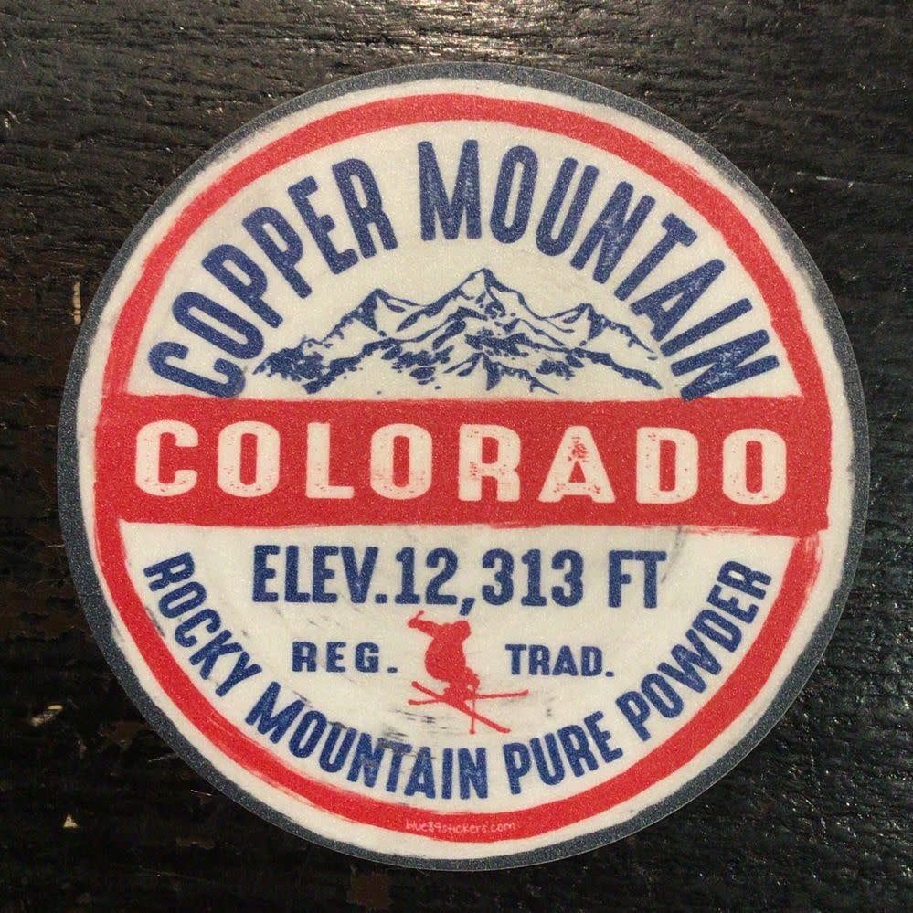 High Fidelity Mtn Skier Sticker