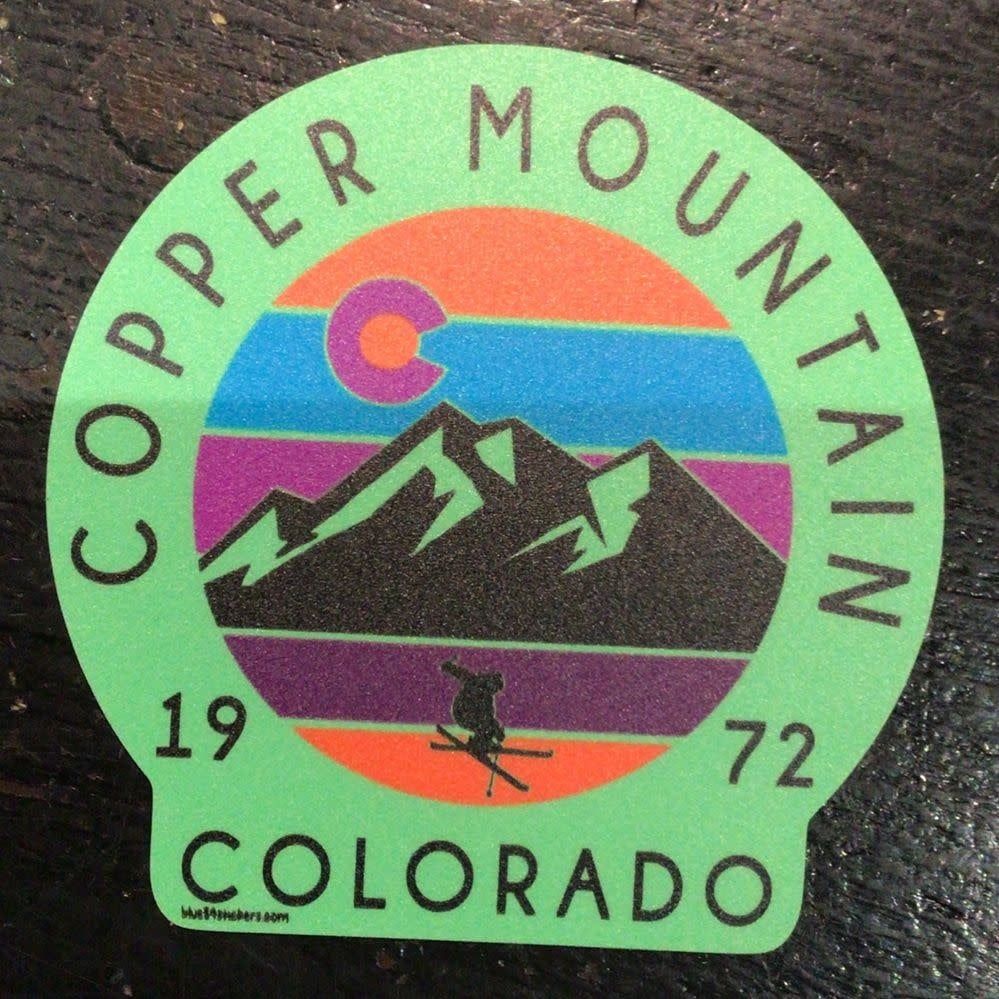 Infernal Mtns Co Skier Sticker