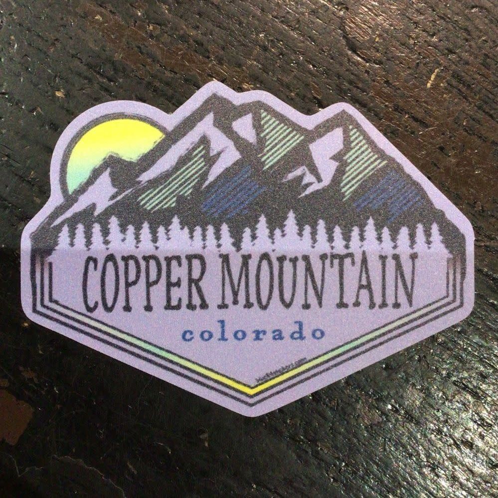 House Name Mountain Sticker