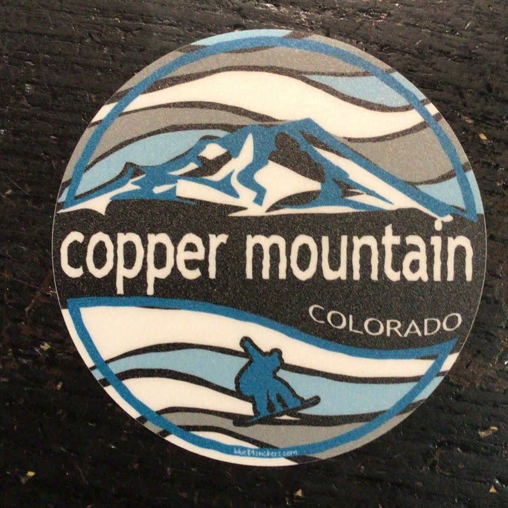 Trailblazer Mtns Skier Sticker