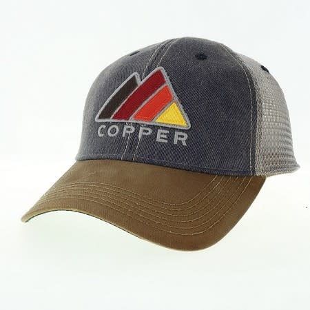 Navy/Dk Tan Silverback Trucker