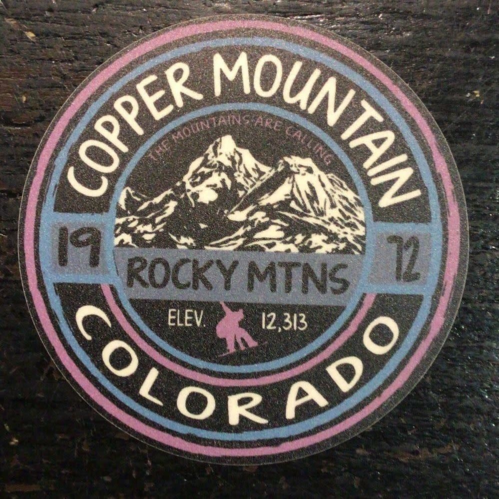 Simpatico Mtns Boarder Sticker