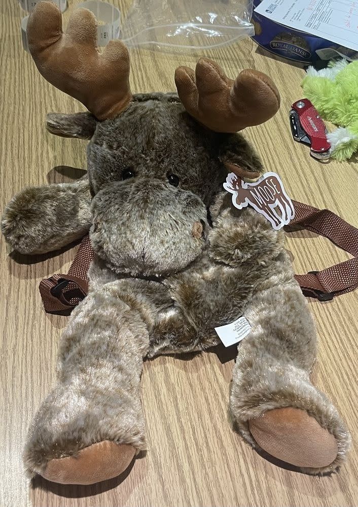 Moose Plush Backpack