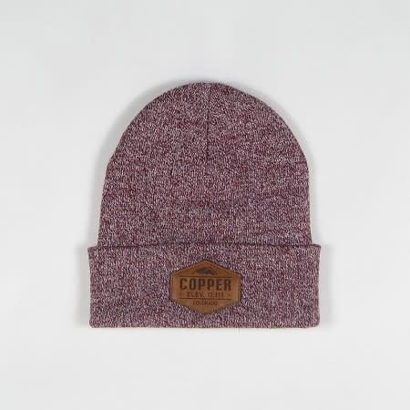 Burgundy Marled Yarn Icon Patch