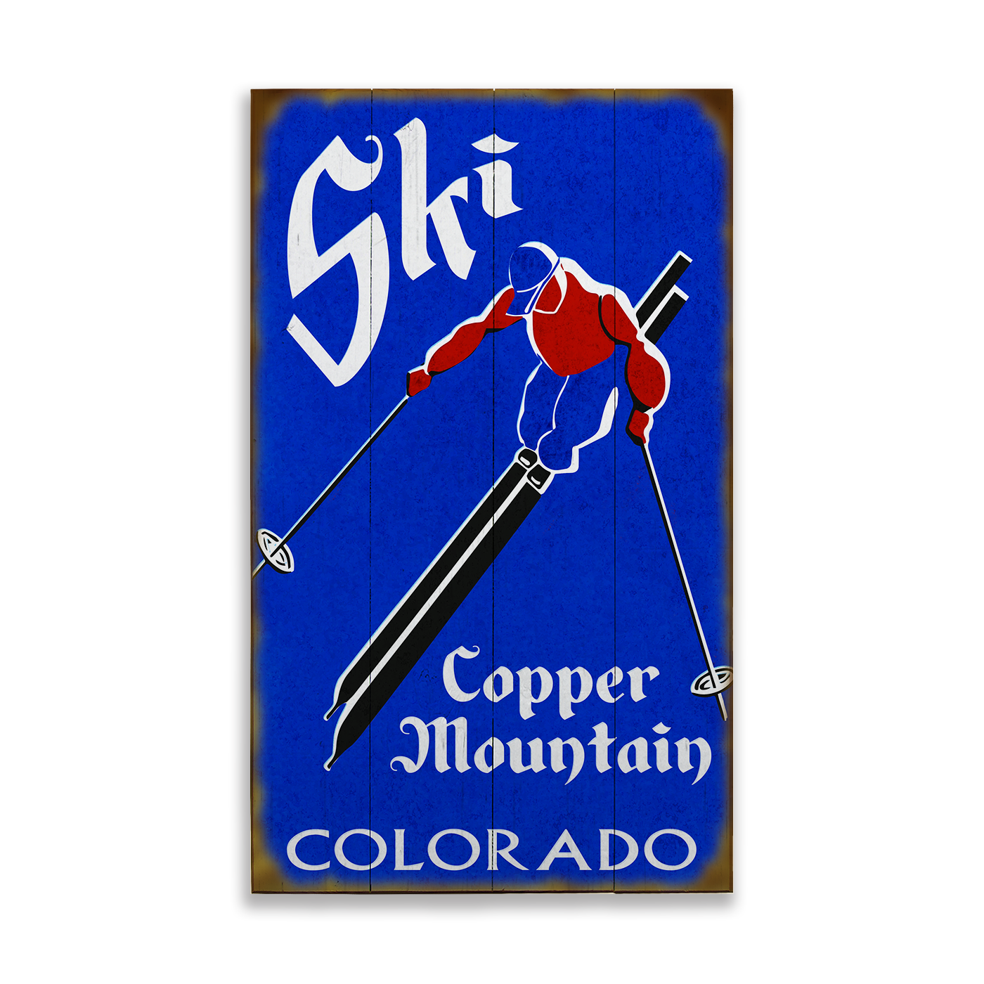 Ski (Blue) Sign 18 x 30