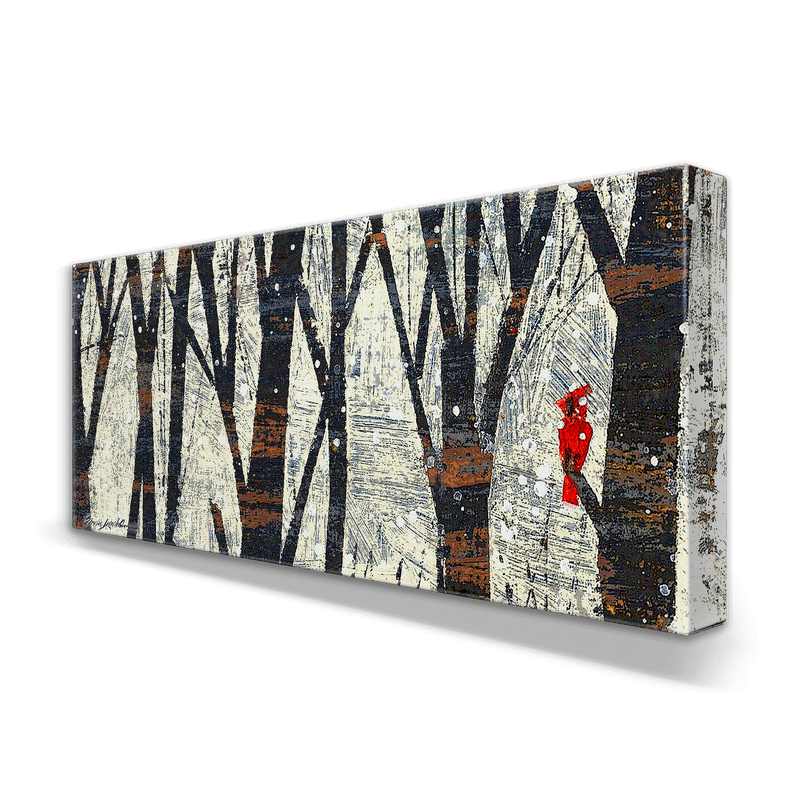 Winter Trees Box Art 16 x 42