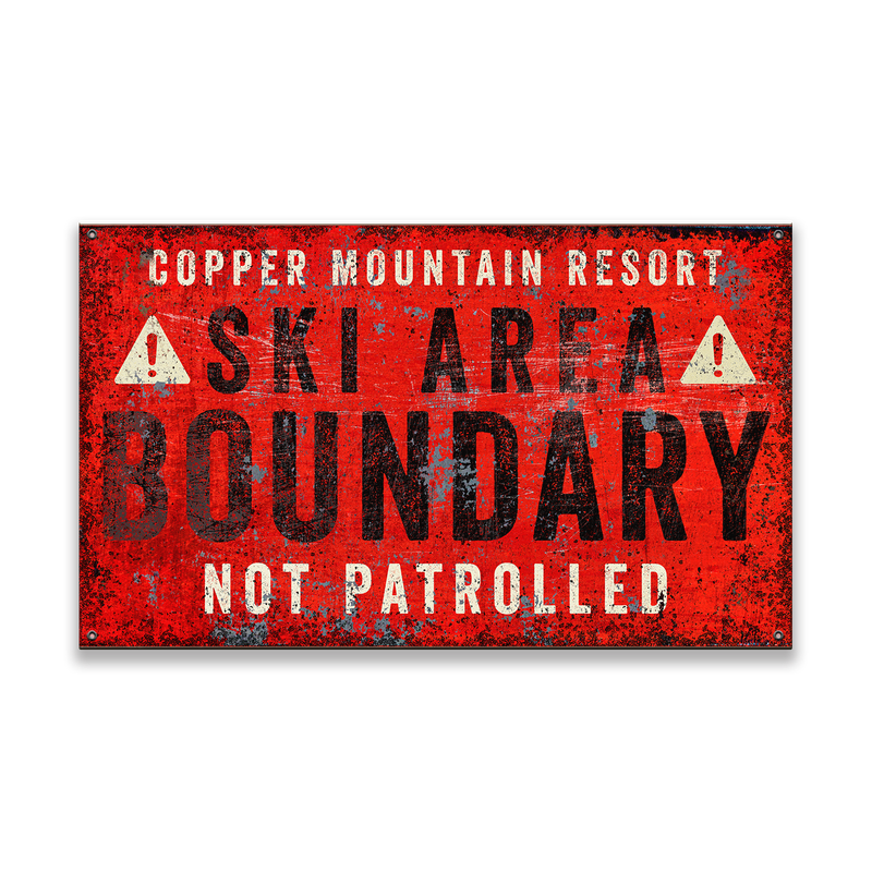 Ski Area Boundary 14 x 24 M