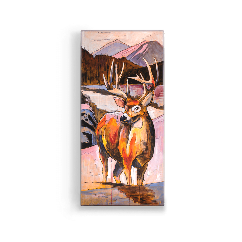 Buck Metal Box Art 21 x 42