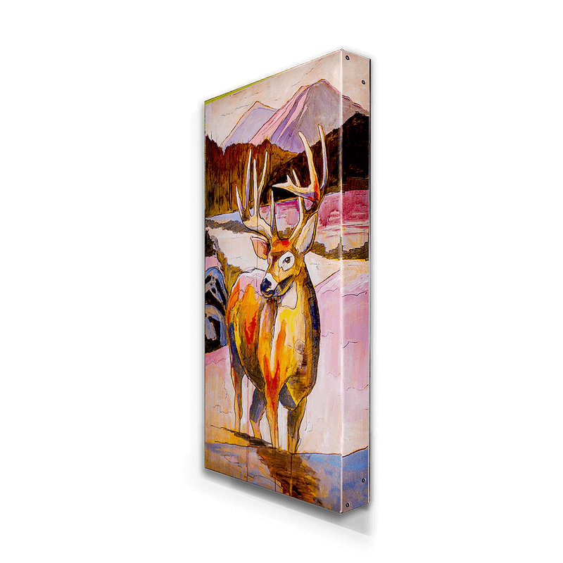 Buck Metal Box Art 21 x 42