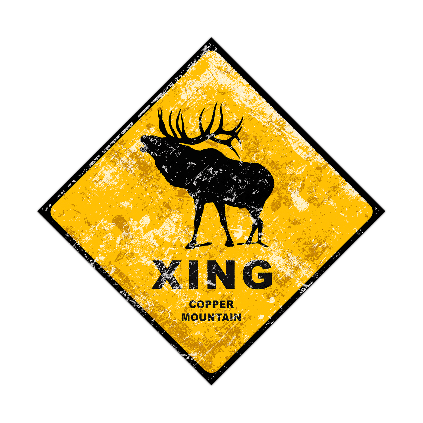 Elk Xing Sign
