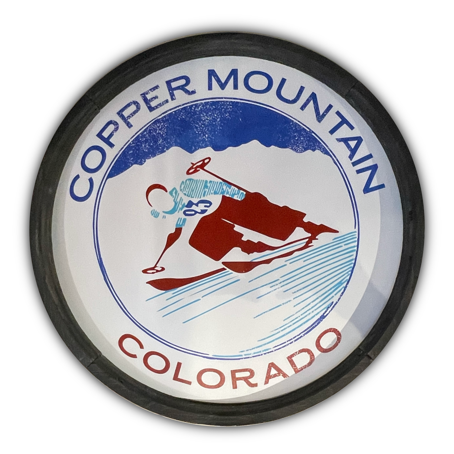 Simple Downhill Skier Barrel End