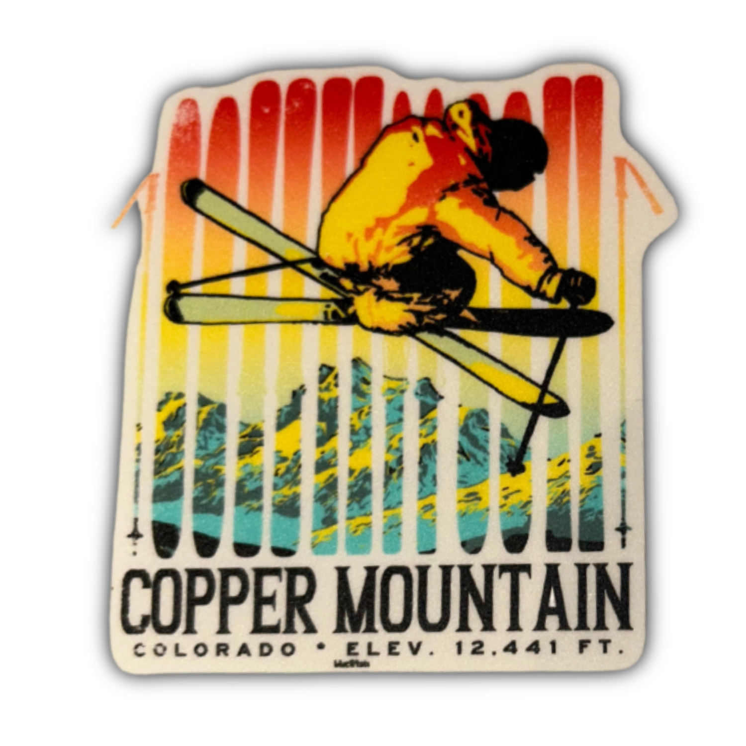 Promulgate Skier Sticker