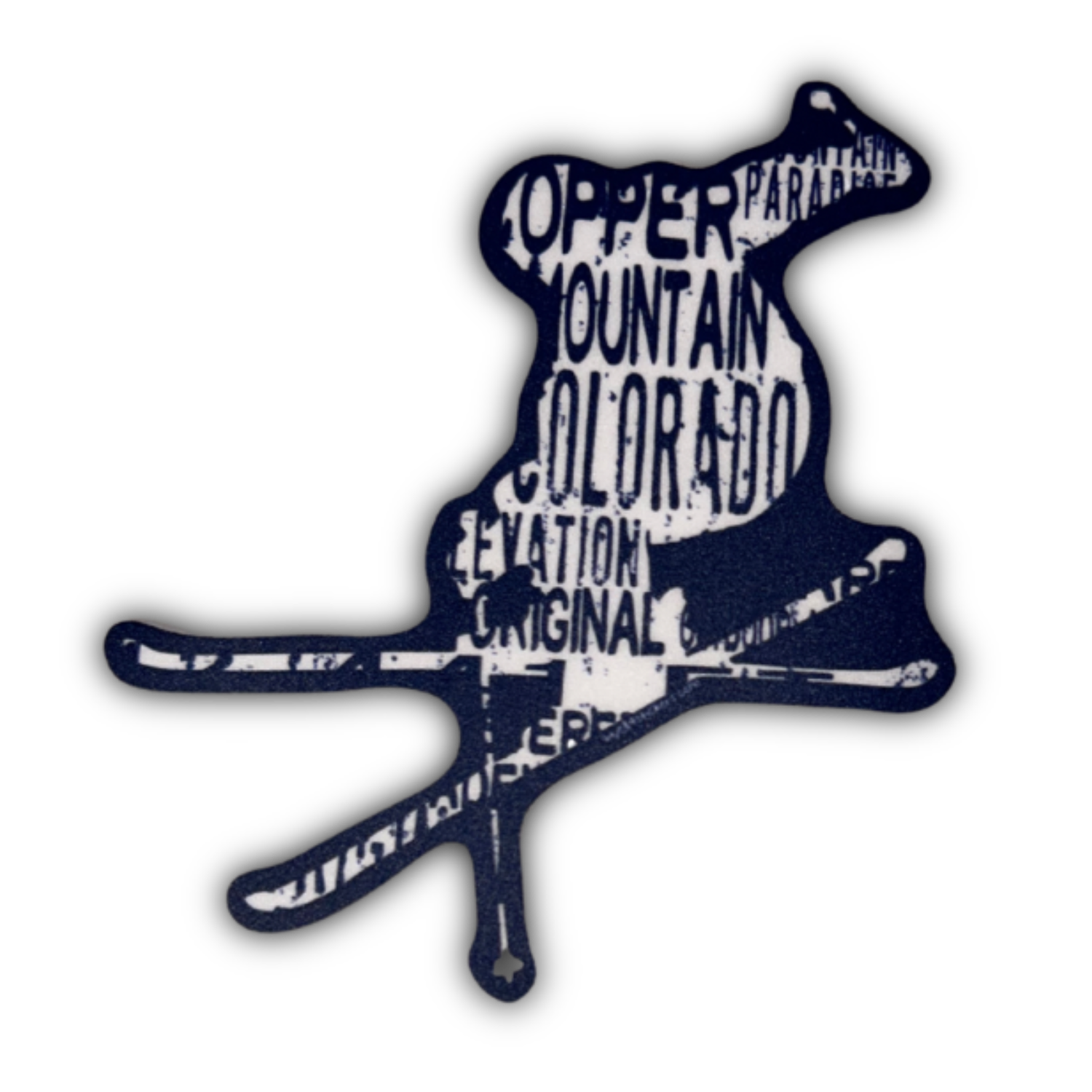 1000 Years Skier Sticker