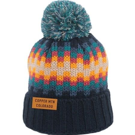 Grand Large Gauge Beanie Mosaic Navy
