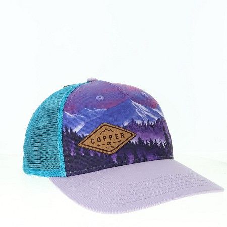 Denali Trucker Youth Hat Purple/Blue
