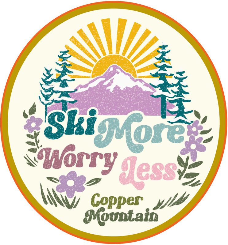 THINKER 5C MTNS/SNOW/PINES Sticker