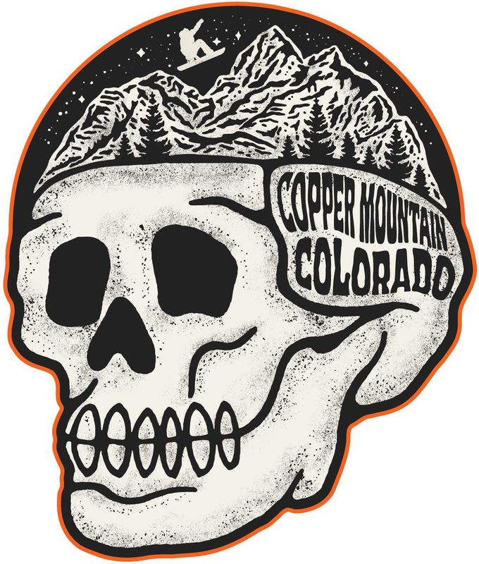 NUMBSKULL SNOWBOARDER Sticker