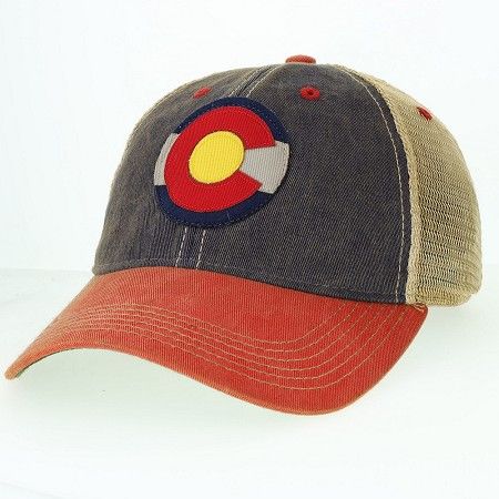 Navy/Scarlet Trucker Token CO Flag