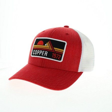 Scarlet/White Trucker Patch