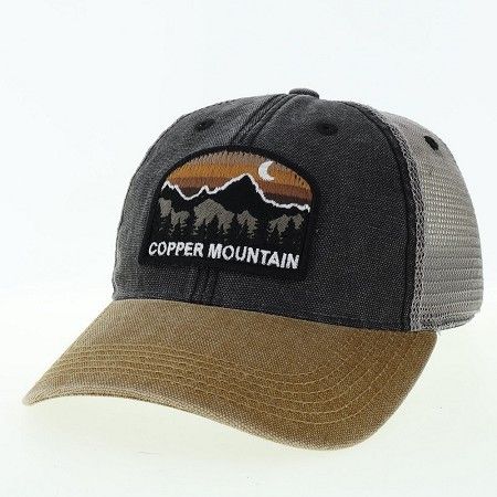 Black/Camel/Grey Trucker