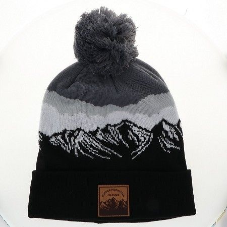 Misty Peaks Beanie Black/Grey