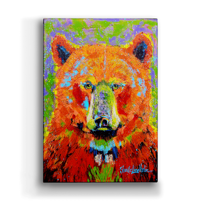 Orange Bear Box Art 18 x 26