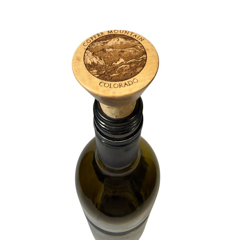 Peak/Rocky Mtns Wine Bottle Stopper