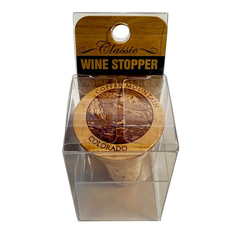 Peak/Rocky Mtns Wine Bottle Stopper