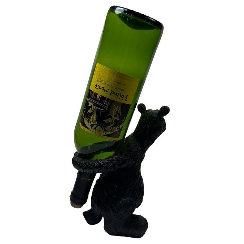 Willie Bear Wine Holder On Back
